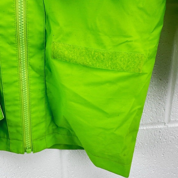 Vintage Weebok by Reebok Bug Frog Raincoat Jacket Green Kids Sz 5 - Picture 6 of 12